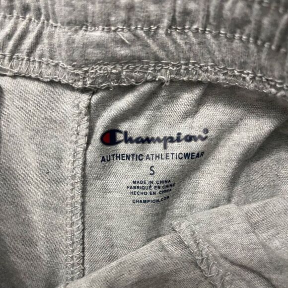 Champion Boy’s Gray Heritage Logo 7” Cotton Blend Pull-On Shorts Small - Picture 6 of 9